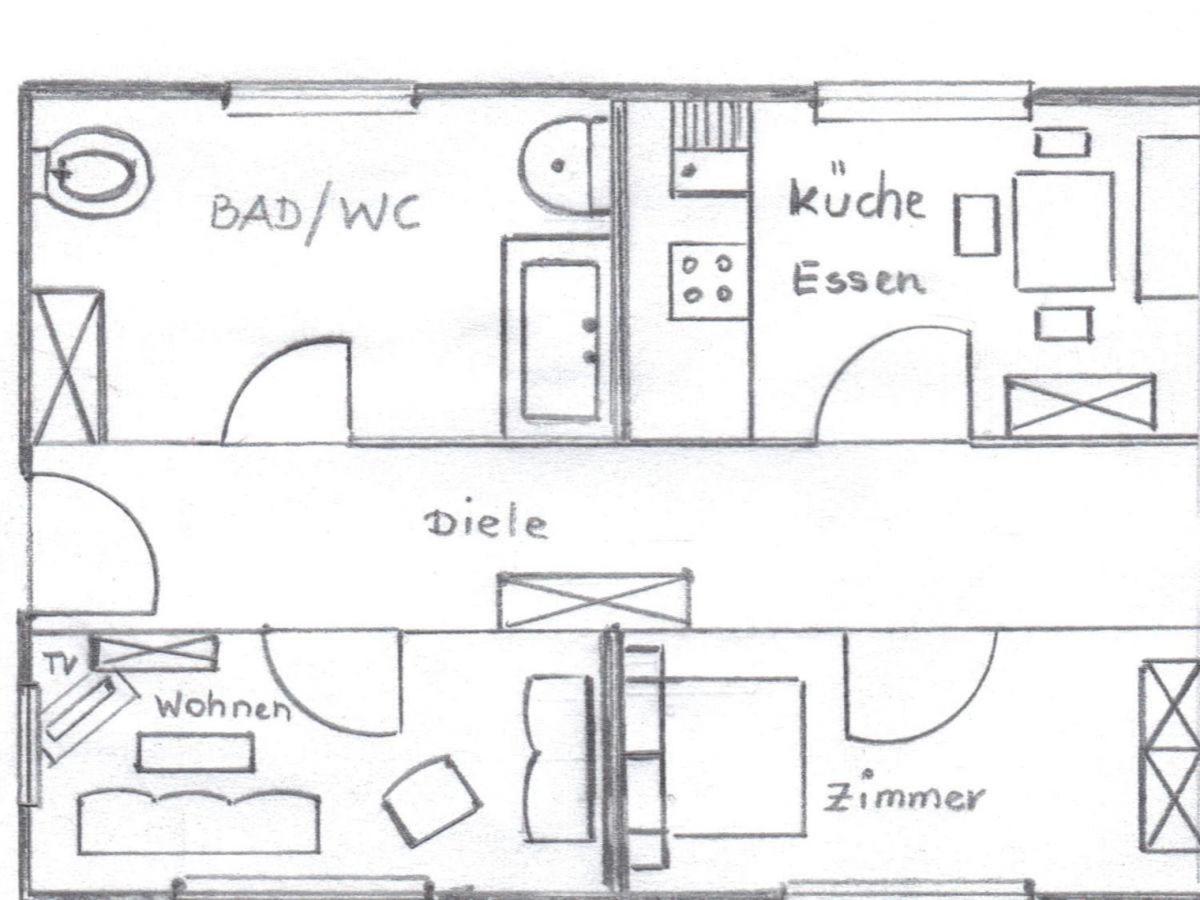Apartment Bei Anna Schlitters Exteriér fotografie